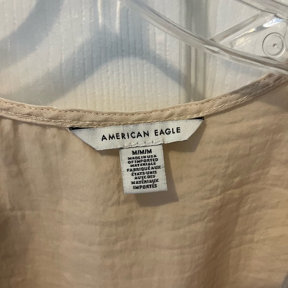 Tan American Eagle Crop Top - Picture 3 of 3